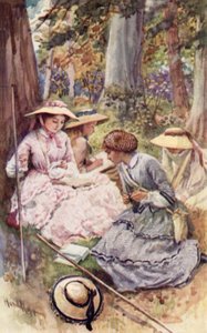 Pilgrimmene på det dejlige bjerg af Harold Copping